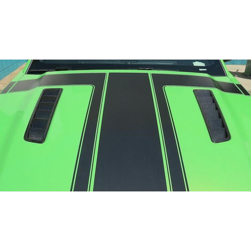 CARBON FIBER Hood Vents Ford Mustang 2013-14 - 0