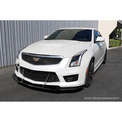 CARBON FIBER Wind Splitter With Rods Cadillac ATS-V 2016-19