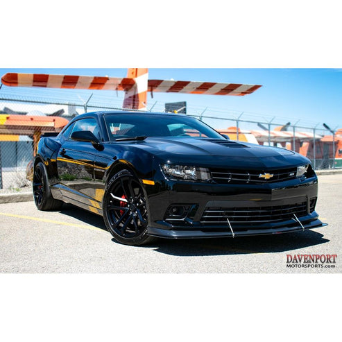 CARBON FIBER Wind Splitter With Rods Chevrolet/ Camaro SS 1LE 2014-15 - 0