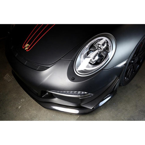 CARBON FIBER Front Bumper Canards Porsche 991 GT3 2013-16 - 0