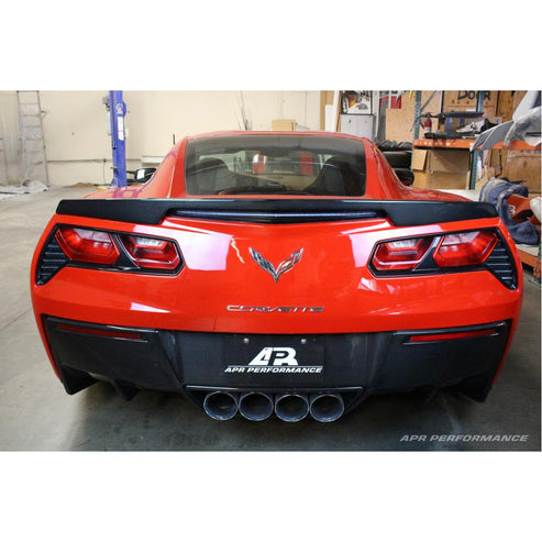 CARBON FIBER Rear Spoiler Chevrolet/C7 Corvette/2014 Up - 0