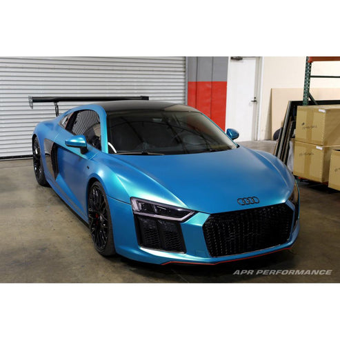 CARBON FIBER GTC-500 Audi R8 71" Spec Wing W/ Carbon Active Spoiler Replacement - 0