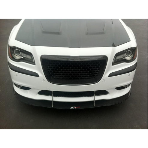 CARBON FIBER Wind Splitter With Rods Chrysler 300C/SRT-8 2011-2016 - 0