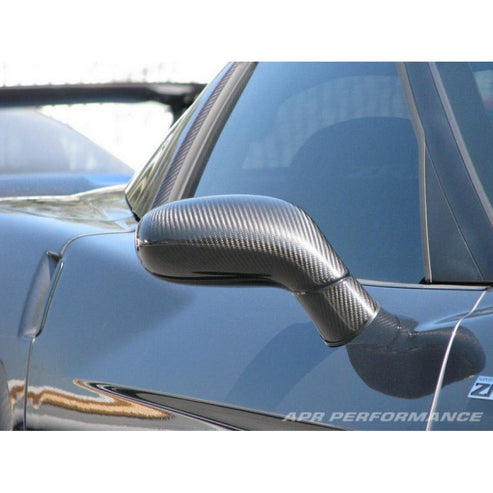 CARBON FIBER Replacement Mirror Chevrolet C6 Corvette 2005-13 - 0