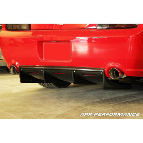 CARBON FIBER Rear Diffuser Ford/Mustang GT 2005-2009 - 0