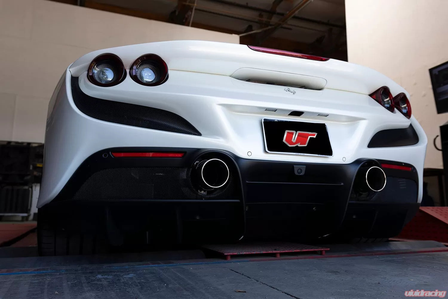 VRP Catback Valvetronic Exhaust System Stainless Steel Ferrari F8 Tributo