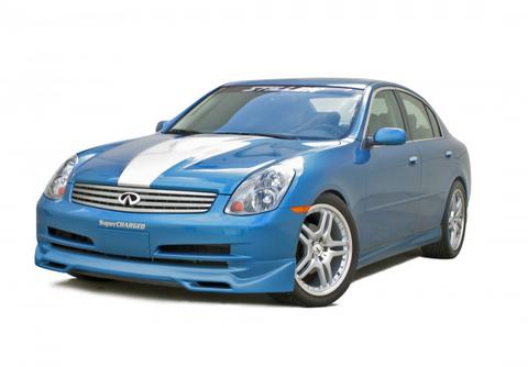 STILLEN 5-PIECE POLYURETHANE BODY KIT: 03-04 G35 SEDAN