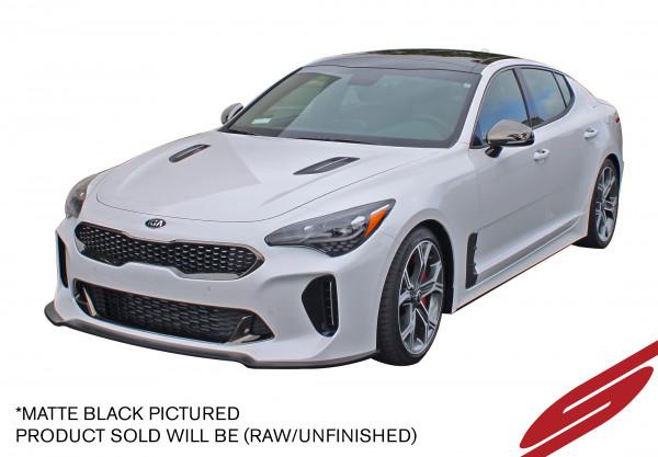 STILLEN FRONT SPLITTER: 18-19 KIA STINGER GT RWD/AWD - UNPAINTED - 0