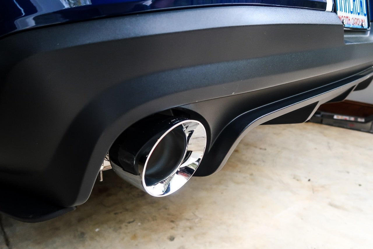 AWE Touring Edition Axle-back Exhaust for the S197 Ford Mustang GT - Chrome Silver Tips