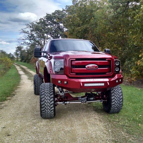 Road Armor 11-16 Ford F-250 Stealth Front Non-Winch Bumper - Tex Blk - 0