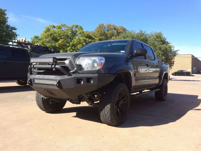 Road Armor 12-15 Toyota Tacoma Stealth Front Bumper w/Pre-Runner Guard - Tex Blk - 0