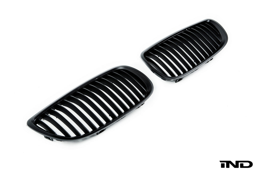 IND E9X M3 Matte Black Front Grille Set - 0