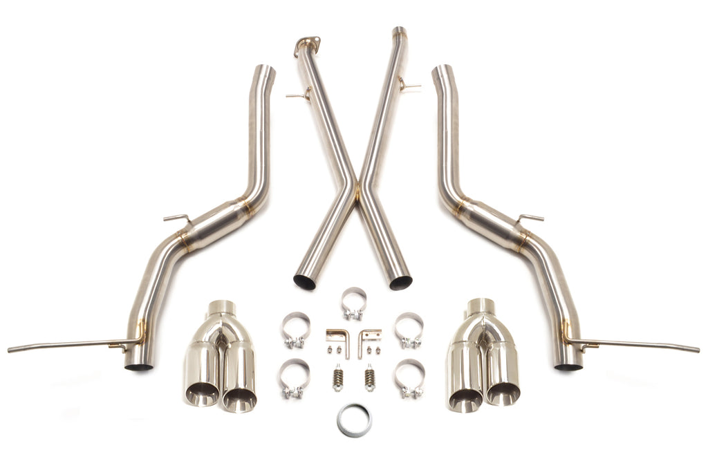 STM Stainless Cat-Back Exhaust for 2018+Jeep Trackhawk - 0