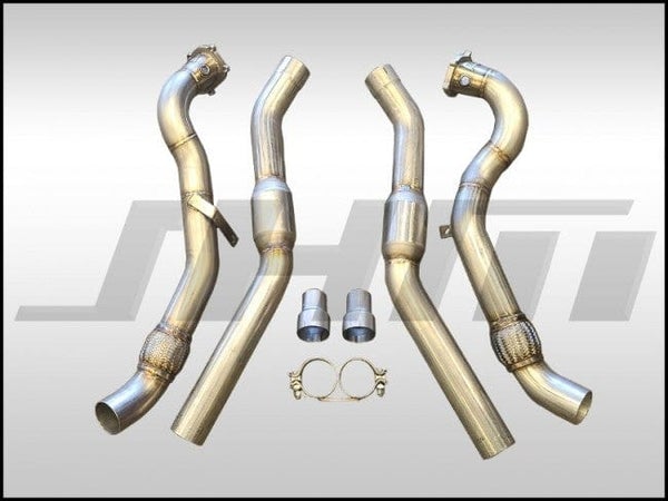 JHM 3" Performance Downpipe And Midpipe Exhaust Combo - Audi / C7 S6 - S7 - RS7 4.0T