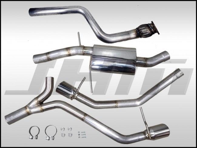 Exhaust - JHM -FULL- 3" Catback for Audi B8 A4-A5 2.0T (Dual Exit)