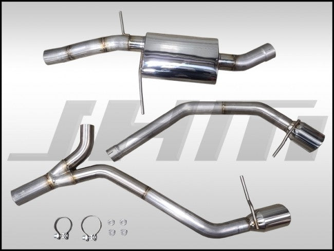 Exhaust - JHM - PARTIAL- 3" Catback for Audi B8 A4-A5 2.0T (Dual Exit)