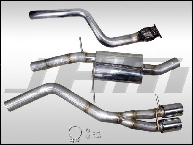 Exhaust - JHM -FULL- 3" Performance Catback for Audi B8 A4-A5 2.0T (Single Exit)