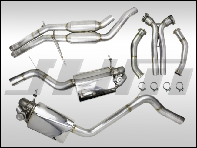 Exhaust - Full - 2.75" Performance Exhaust - Valved - Downpipes and Cat-Back (JHM) for B8-RS5 4.2L