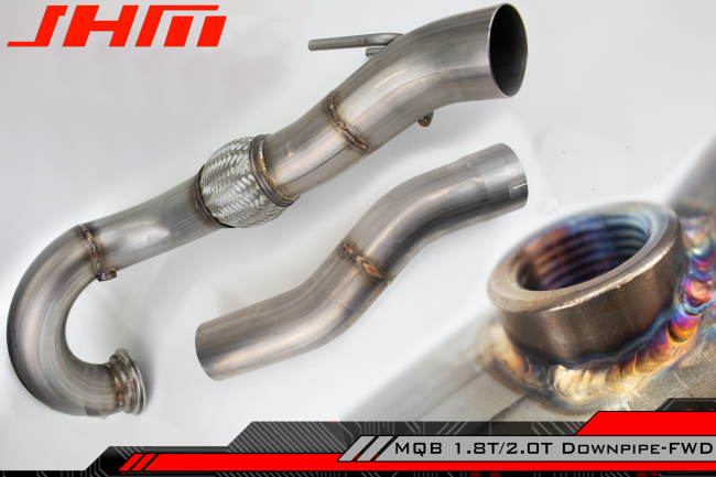 Exhaust - JHM 3" Downpipe with HFC for 1.8T-2.0T TFSI Gen 3 MQB FWD MK7-8V