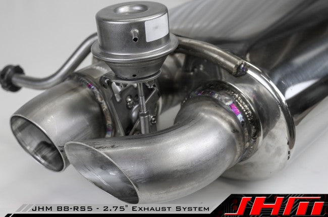 Exhaust - Full - 2.75" Performance Exhaust - Valved - Downpipes and Cat-Back (JHM) for B8-RS5 4.2L