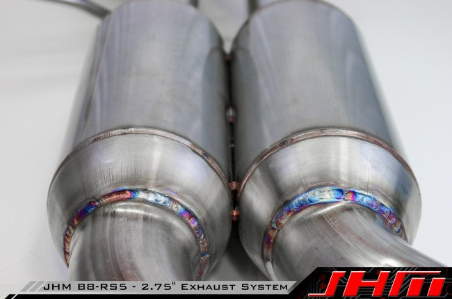 Exhaust - Full - 2.75" Performance Exhaust - Valved - Downpipes and Cat-Back (JHM) for B8-RS5 4.2L