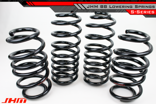 Lowering Springs, S-Series (JHM) for B8 A4-S4