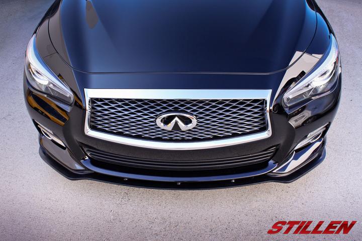 STILLEN FRONT SPLITTER 14-17 INFINITI Q50 PREMIUM (BASE) - UNFINISHED - 0