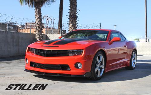 STILLEN 6-PIECE POLYURETHANE BODY KIT: 10-13 CAMARO V6 (SPLITTER, SKIRTS, CORNER - 0