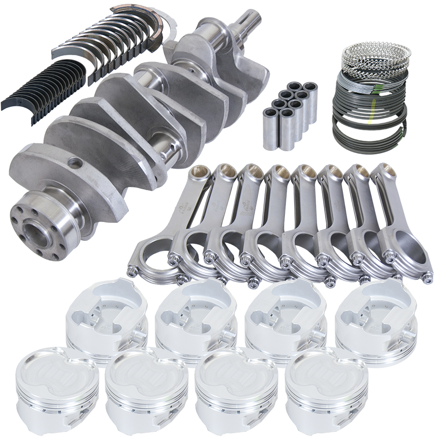 Eagle Ford 4.6L 4-Valve Heads Rotating Assembly Kit with 5.950in H-Beam - +.020 Bore