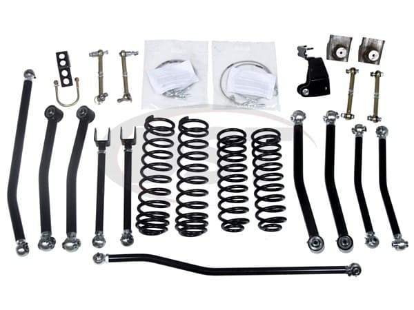 Daystar 2007-2018 Jeep Wrangler JK 3 Inch Low Center of Gravity Lift Kit Front and Rear