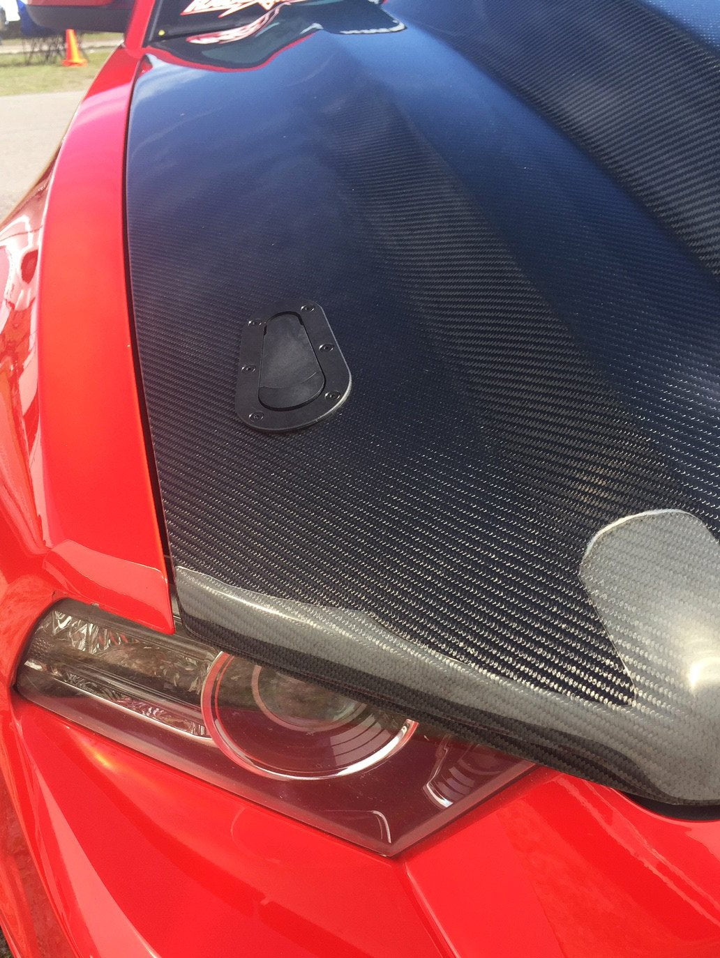 Anderson Composites 2013-2014 Ford Mustang Type-CJ Carbon Fiber Cowl Hood