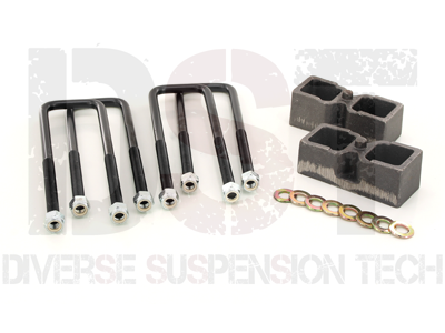 Daystar 2007-2020 Toyota Tundra 2WD/4WD - 2in Rear Block & U-Bolt Kit