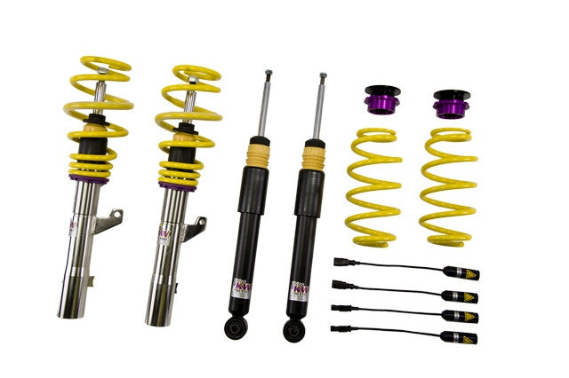 KW V1 Coilover Kit Bundle VW Golf VI (2+4-Door, all gas engines incl. GTI), with DCC