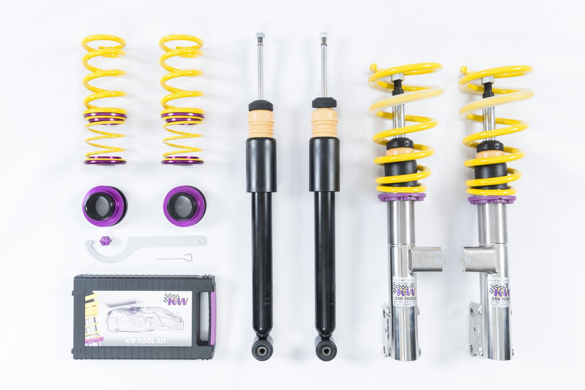 KW V1 Coilover Kit Mercedes CLA 250; 4MATIC (AWD)