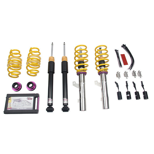 KW V2 Coilover Kit Bundle Volkswagen Golf VII R, GTI incl. EDC Bundle