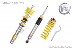 KW V3 Coilover Kit Bundle Audi A3 Quattro (8P), all engines, with electronic damping control