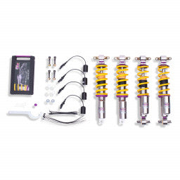 KW V3 Coilover Kit Bundle Chevrolet Corvette (C7); Coilover Conversion incl. leaf spring removal; with electronic shock control