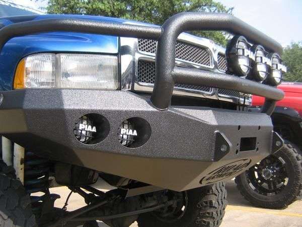 Road Armor 94-96 Dodge 1500/2500 Stealth Front Winch Bumper w/Lonestar Guard - Tex Blk - 0