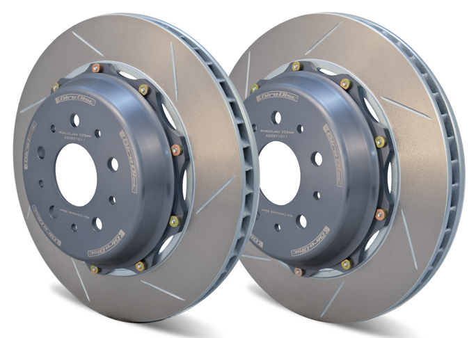 Girodisc Rear 2pc Rotors for Lamborghini MurcielagoLate (8/4 Pot)