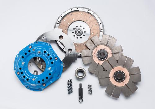 South Bend Clutch 94-98 Ford 7.3L Powerstroke ZF-5 SFI Comp Dual Disc Clutch Kit (3850lb Load)