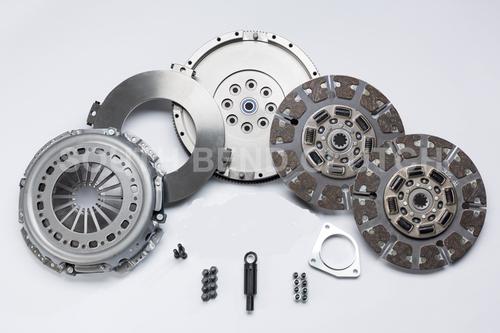 South Bend Clutch 1988-1993 Dodge Turbo Cummins Diesel 5.9L/6.7L Organic Street Dual Disc Clutch Kit