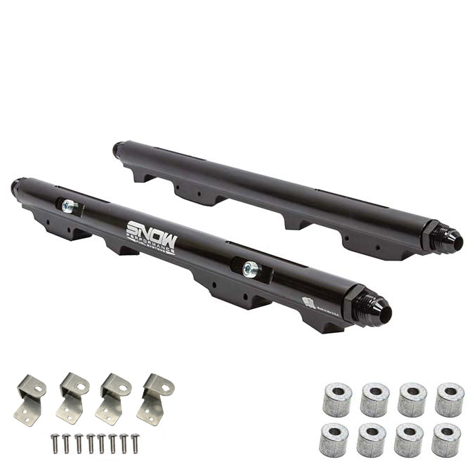 Snow 99-06 Chevrolet 1500/2500 V8 (Gas) 60mm Injector Height Billet Fuel Rail Kit