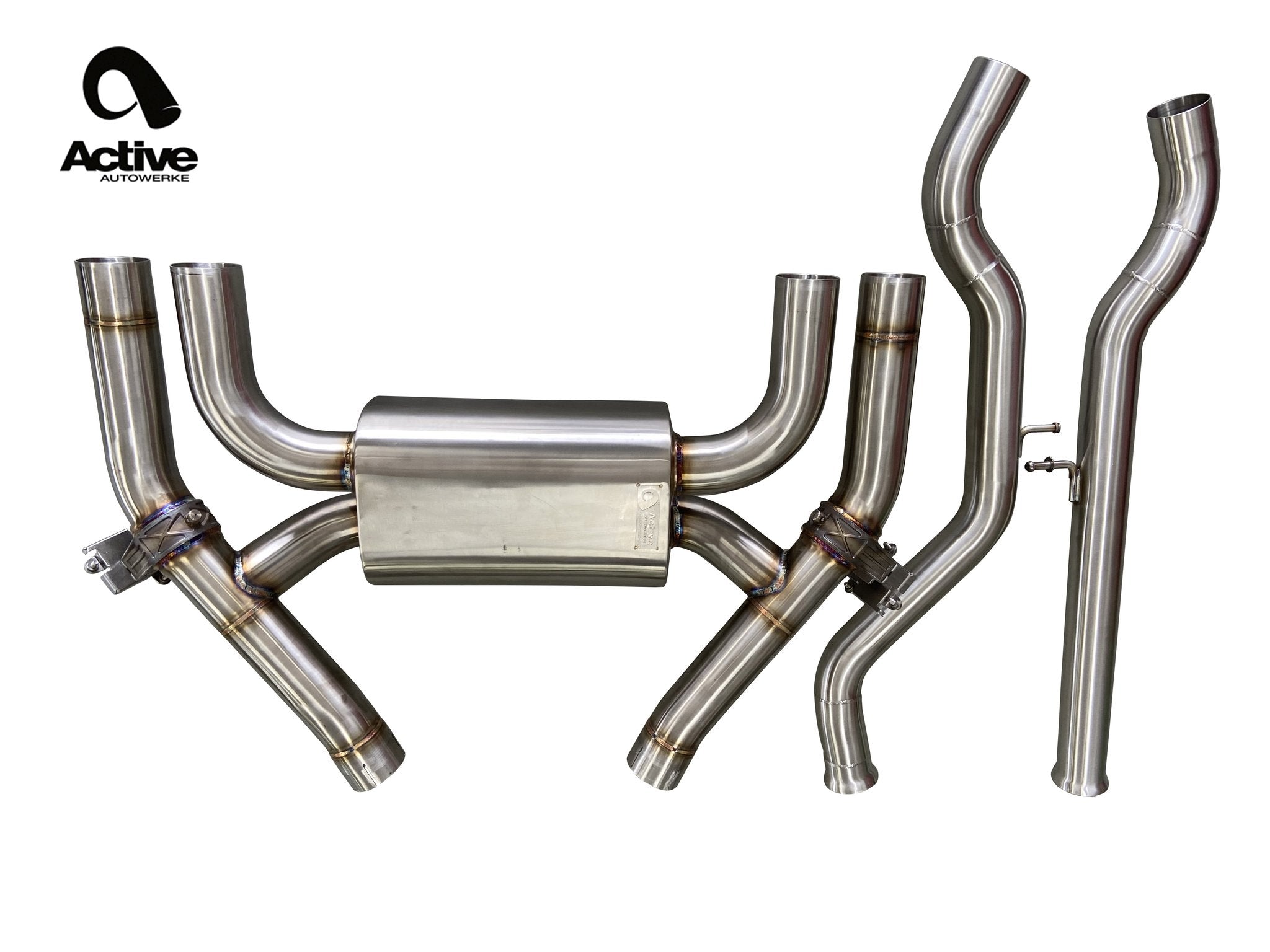 F87 M2C VALVED REAR AXLE-BACK EXHAUST