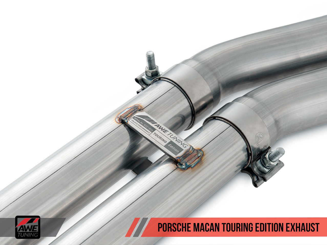 AWE Touring Edition Exhaust System for Porsche Macan S / GTS / Turbo - Diamond Black 102mm Tips