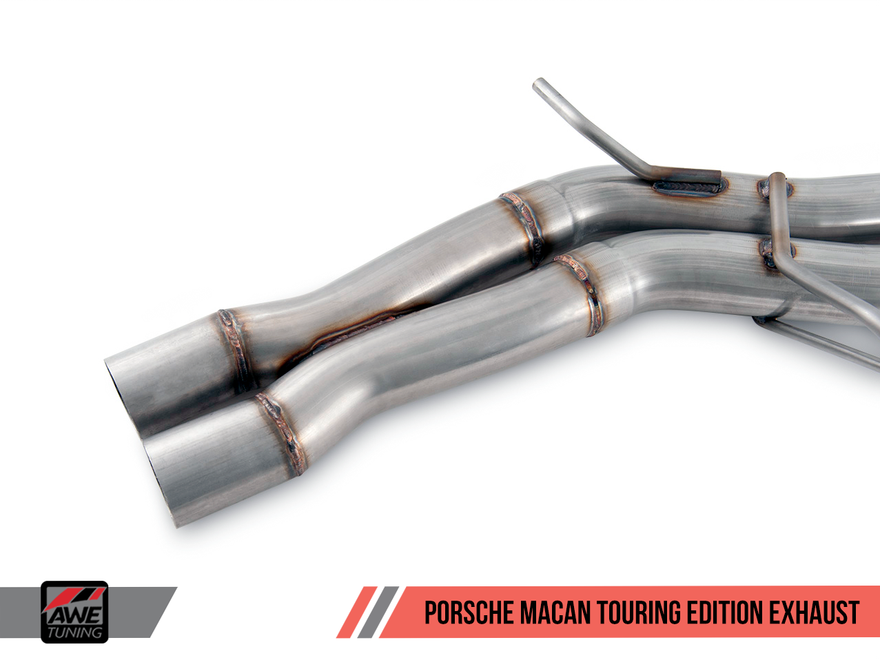 AWE Touring Edition Exhaust System for Porsche Macan S / GTS / Turbo - Chrome Silver 102mm Tips