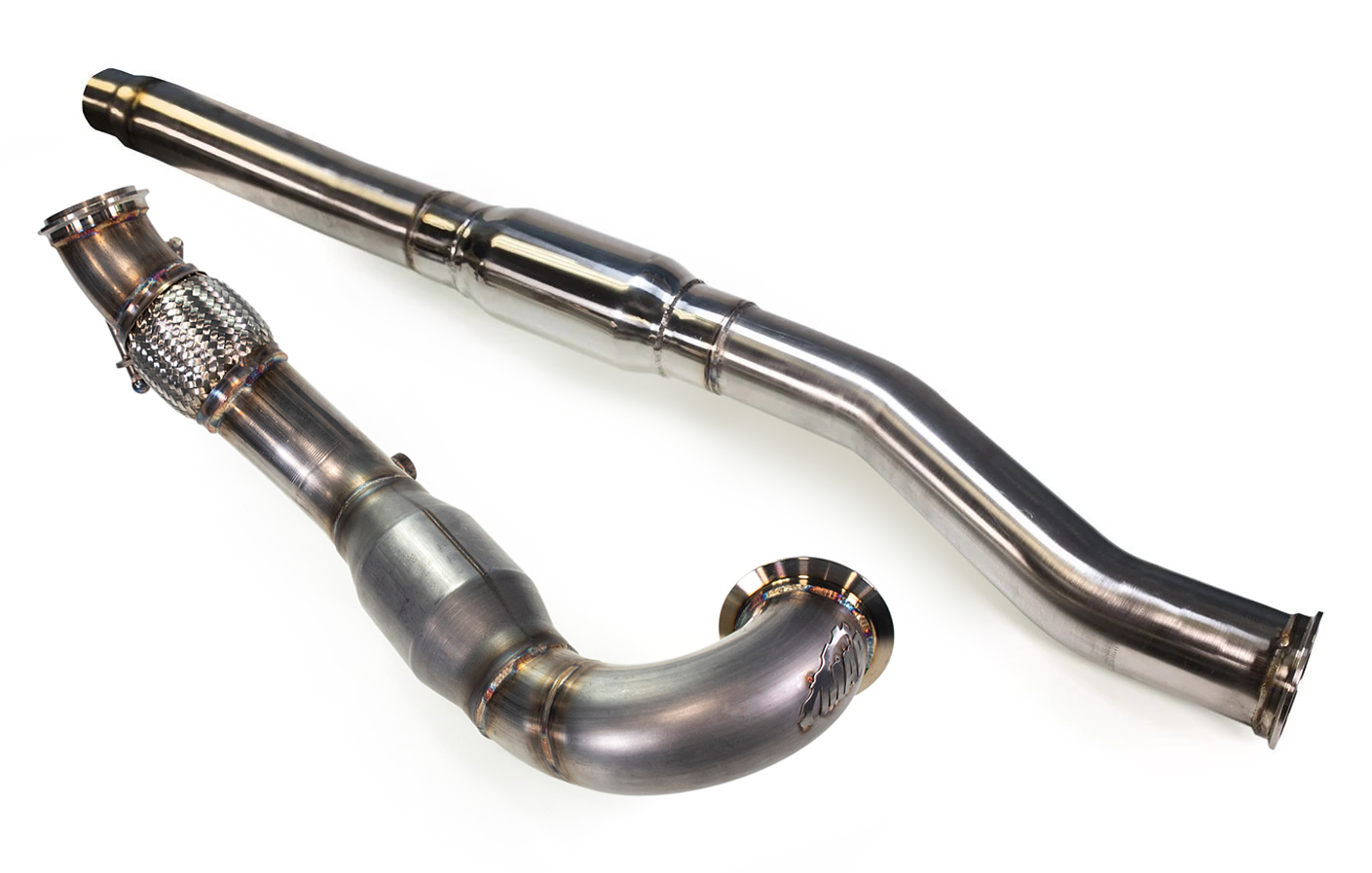 MK7 Golf R/Audi S3 Catted Downpipe By MAPerformance | 2015+ VW Mk7/Mk7.5 Golf R & Audi 8V S3