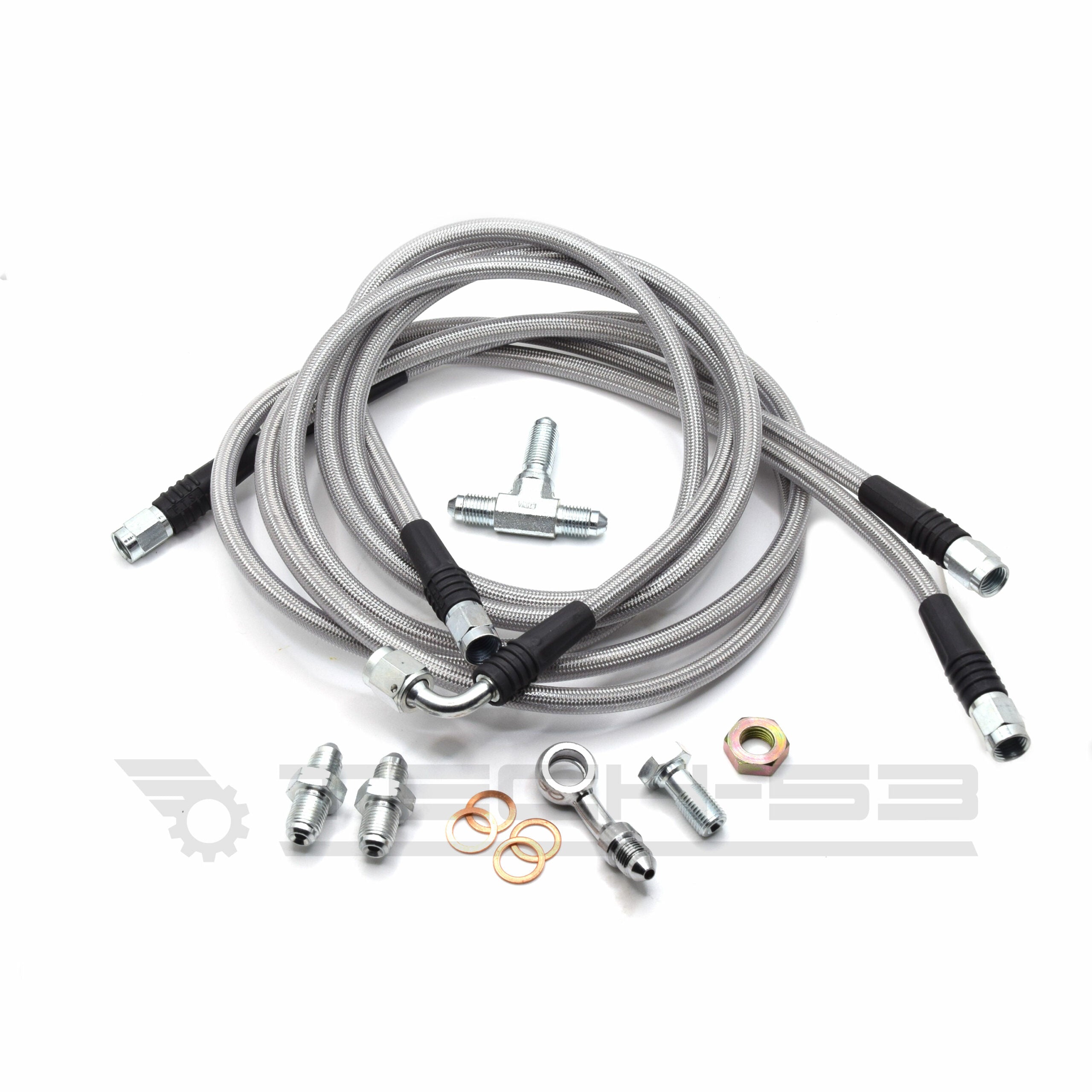 Nissan 370Z Stainless Steel Dual Hydro Line Kit