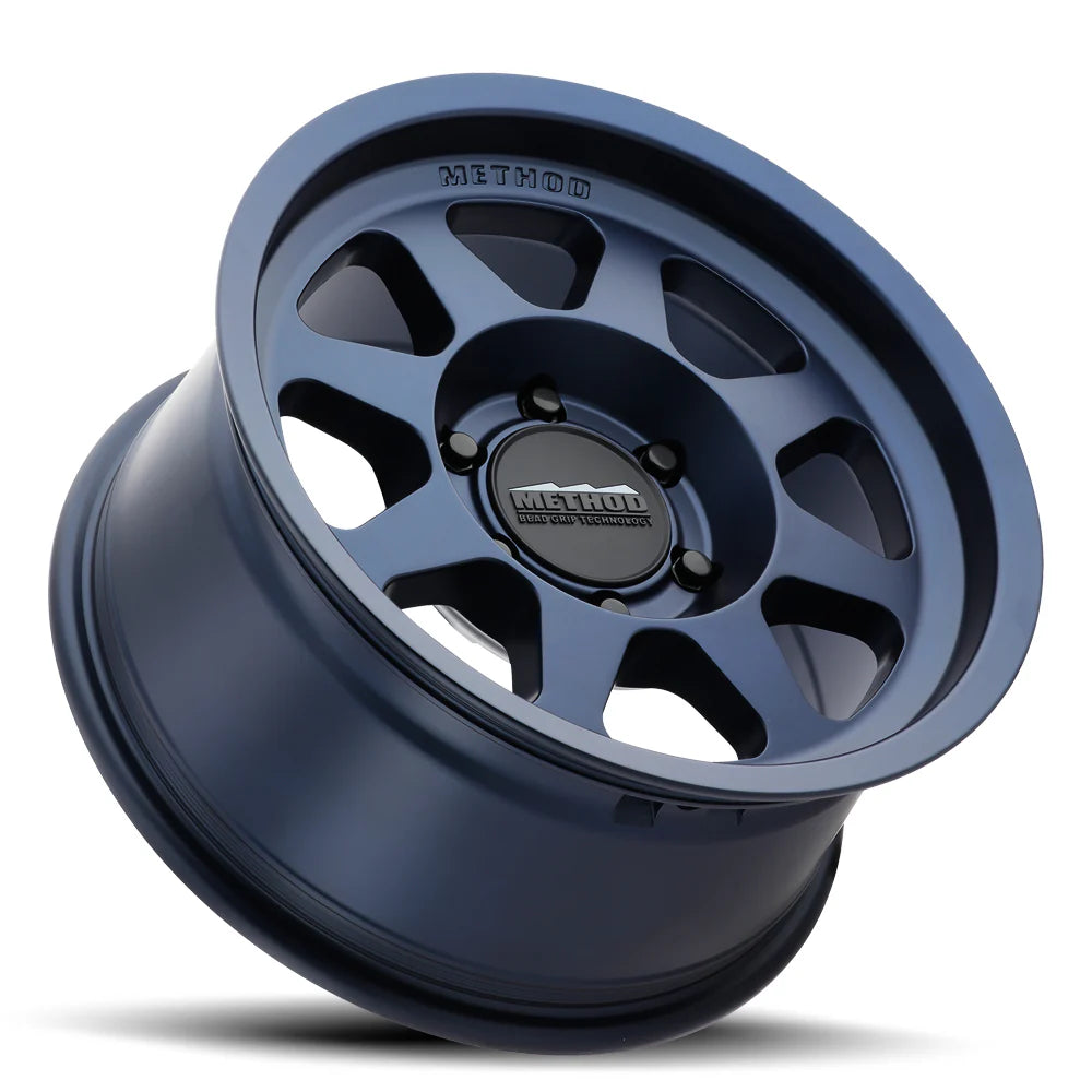 Method MR701 17x8.5 0mm Offset 6x5.5 106.25mm CB Bahia Blue Wheel