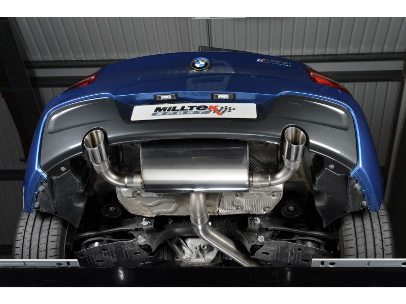 Milltek Cat Back Exhaust Race Verison With Polished Tips  - BMW M 135i 3 & 5 Door (F21 & F20)