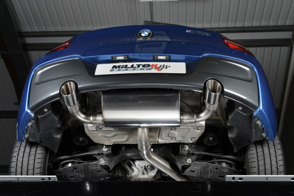 Milltek Rear Silencer Road Version - Polished Tips - BMW M 135 F21 & F20